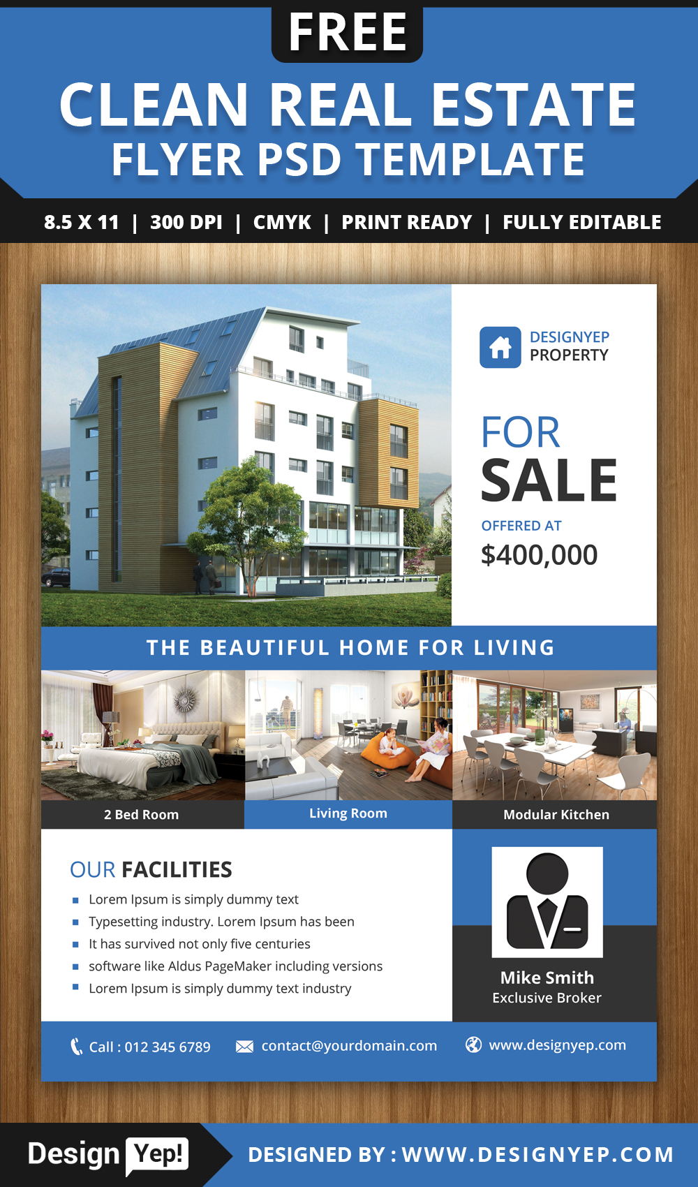 house for sale flyer templates free download