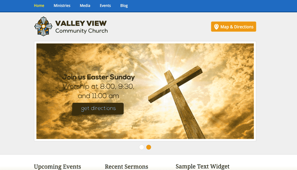 28 Best Free Church Website Templates To Preach Gospel