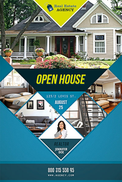 free business open house flyer templates for photoshop