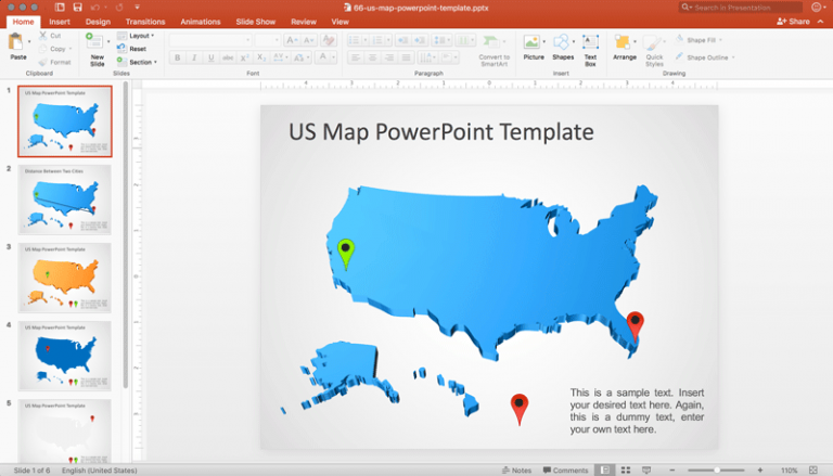 04 Editable Template Map Of United States Templates Vip 04 Editable Template Map Of United States 768x439